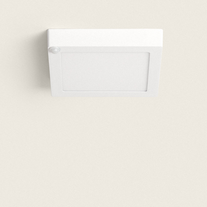 Produto de Plafón LED Quadrado com Detector de Movimento PIR 18W 225x225 mm