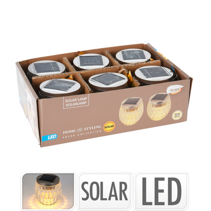Produto de Jarro de Vidro LED Solar Kesia