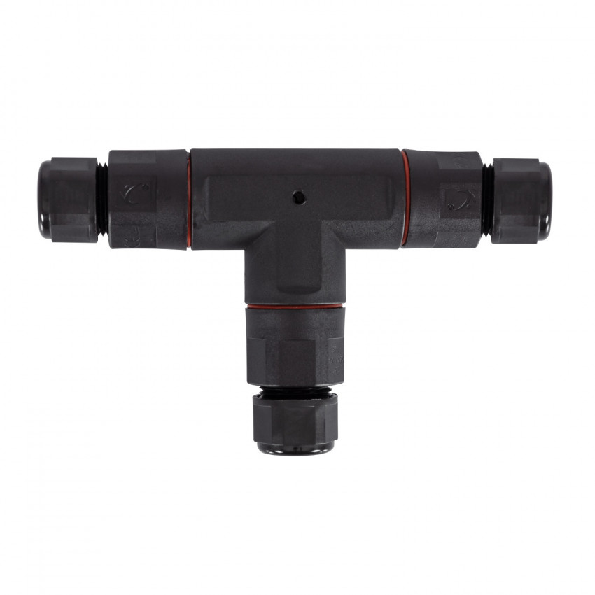 Conector de Cabo Estanque 3 Contactos Tipo T com Conector Rápido 0.5mm²-2.5mm² IP68 
