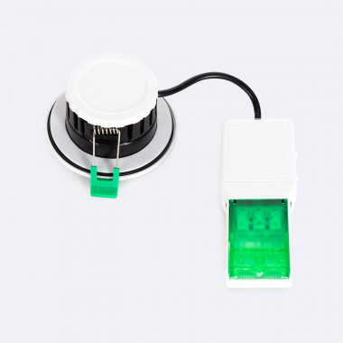Producto de Downlight LED 5-8W Ignífugo Circular 4CCT (Cálido-Neutro) Regulable IP65 Corte Ø65 mm