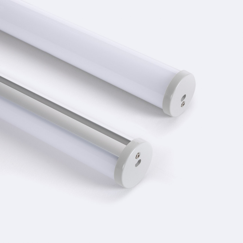 Producto de Perfil Aluminio Redondo Colgante 2m para Tira LED hasta 16 mm