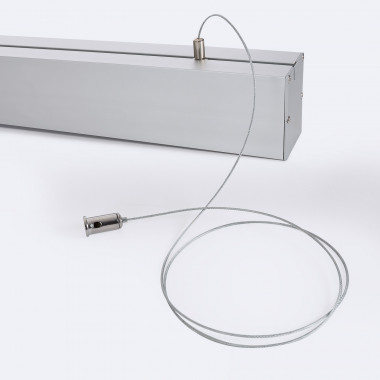 Produto de Perfil de Alumínio Sixe Superfície e Suspenso 2m para Fita LED de até 22mm