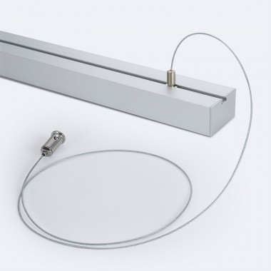 Producto de Perfil Aluminio de Gran Tamaño, Colgante y Superficie Para Tira LED hasta 45 mm