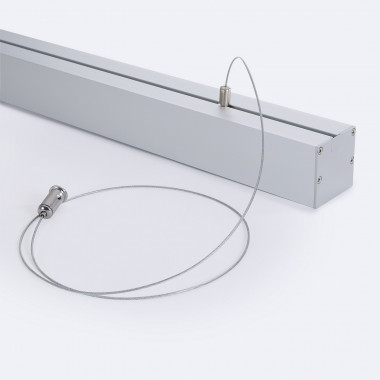 Produto de Perfil de Alumínio Sixe Suspenso para Fita LED até 45 mm