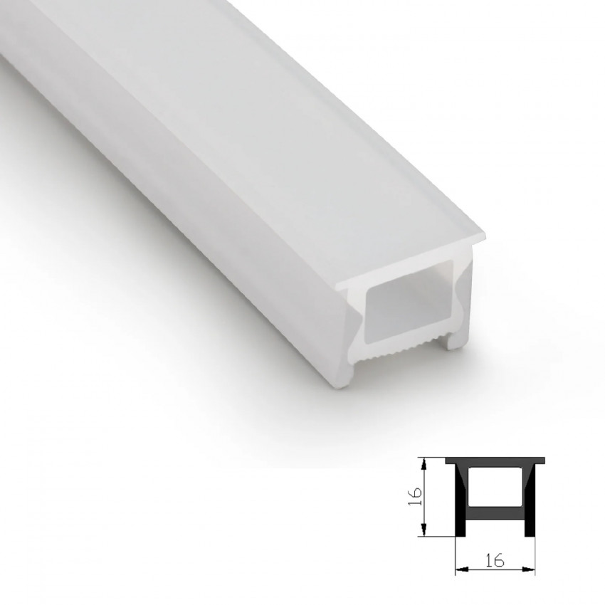 Tubo de silicone LED Flex Encastrável até 10-12 mm
