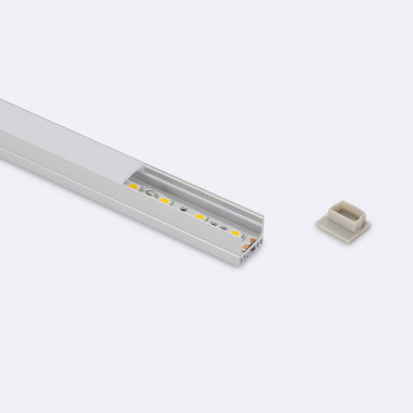 Perfil Aluminio Superficie y Colgante 2m para Tira LED hasta 13 mm