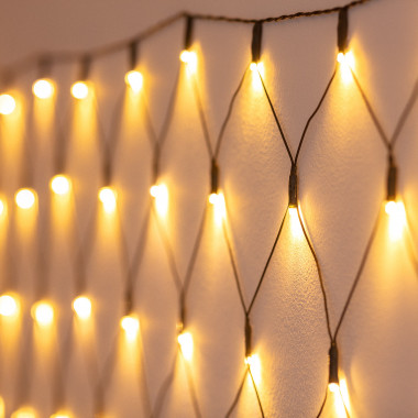 Cortina de Grinaldas LED Exterior Rede 2m