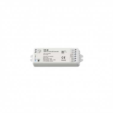 Producto de Controlador Regulador LED 12/24V DC para Tira LED RGBWW compatible con Mando RF