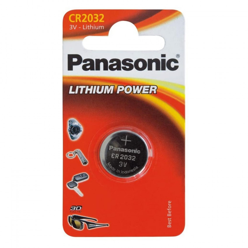 Produto de Bateria 1 Pilha de Lítio 3V Panasonic CR-2032EL/1B
