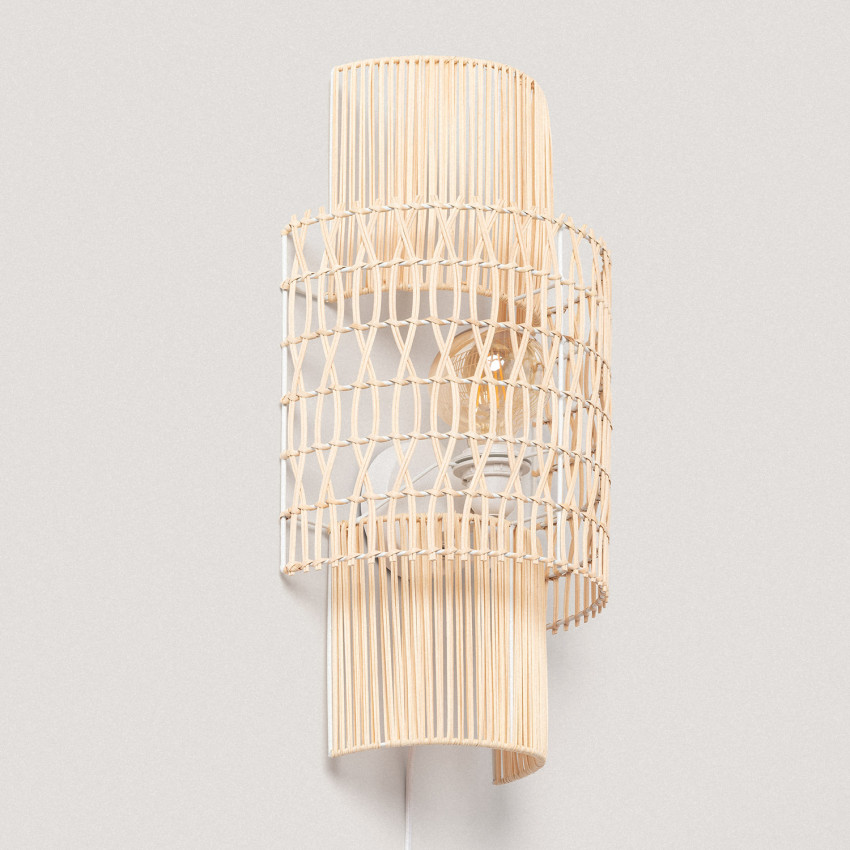 Aplique de Pared Papel Trenzado Masego L