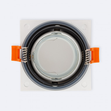 Produto de Aro Downlight Quadrado IP65 para Lâmpada LED GU10 Corte Ø75 mm