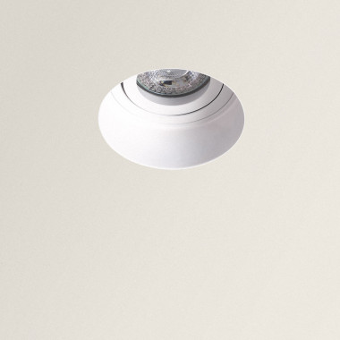 Aro Downlight Integração Gesso/Pladur Circular para Lâmpada LED GU10 Ø 80 mm Trimless