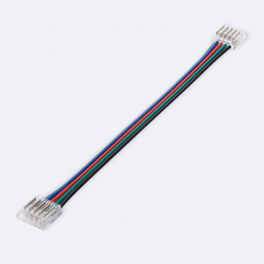 Product Conector Hipopótamo doble con cable para Tira LED RGBW 12/24V DC SMD IP20 Ancho 12mm