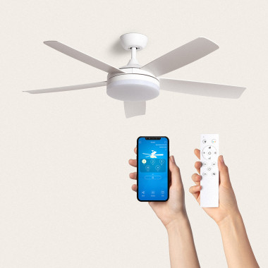 Ventilador de Techo Silencioso Patroclo Blanco 132cm Motor DC