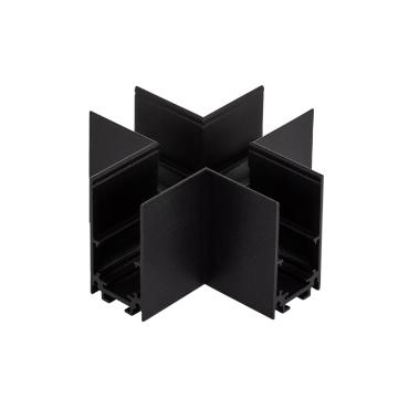Product União em X para Carril Magnético Monofásico Superficie / Suspenso 20mm