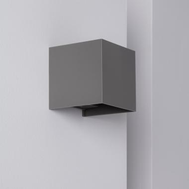 Aplique de Pared Exterior LED 6W Iluminación Doble Cara New Eros Gris