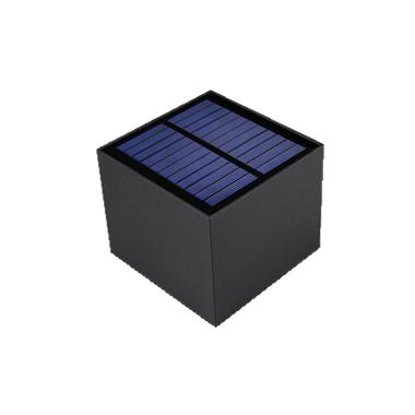 Aplique de Pared Exterior Solar LED Aluminio Denny