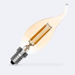 Product Bombilla Filamento LED E14 4W 400 lm Regulable T35 Gold 
