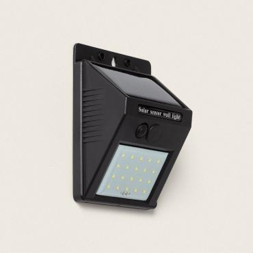 Aplique de Parede Exterior Solar LED IP65 Acendido Crepuscular 6500K