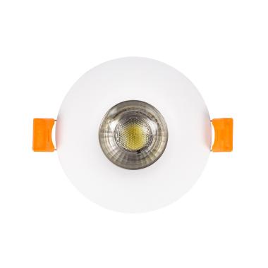 Produto de Aro Downlight Circular Design Branco para Lâmpada LED GU10 / GU5.3 Corte Ø 70 mm