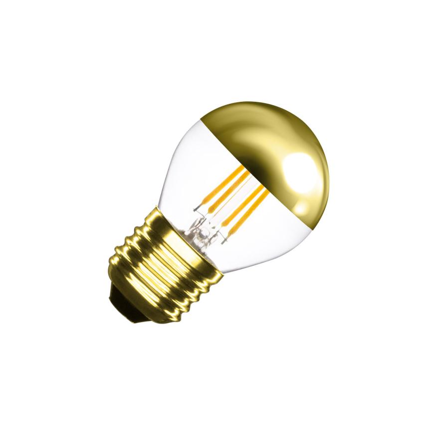 Producto de Bombilla Filamento LED E27 4W 400 lm G45 Gold Reflect
