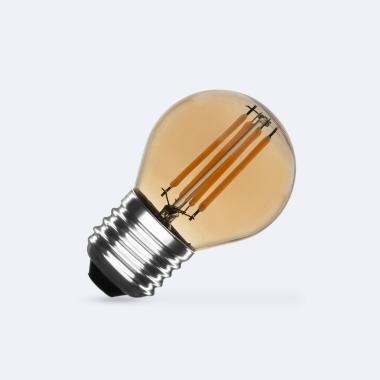 Bombilla Filamento LED E27 4W 400 lm G45 Gold