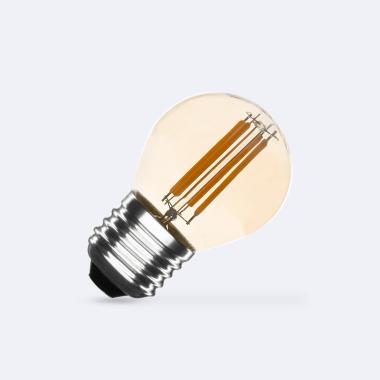 Bombilla Filamento LED E27 4W 400 lm Regulable G45 Gold
