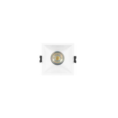 Produto de Aro Downlight Quadrado Baixo UGR para Lâmpada LED GU10 Corte 85x85 mm