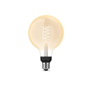 Bombilla Filamento LED E27 7W 550 lm G125 PHILIPS Hue White