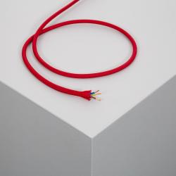 Product Cabo Têxtil Eléctrico Vermelho