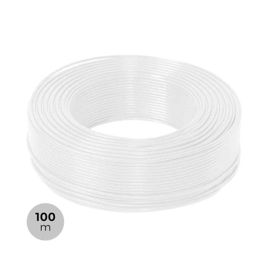 Producto de Rollo 100m Cable Eléctrico Manguera 3x1.5mm² Blanco 1kV RV-K   