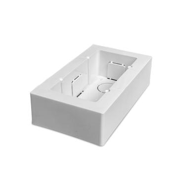 Caixa de Mecanismo Universal de Superfície 161x92x42 mm Branco