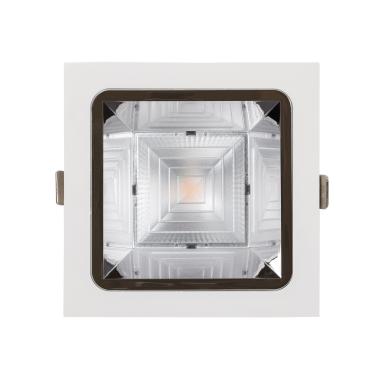 Produto de Foco Downlight LED 10W Quadrado (UGR15) LuxPremium CRI90 LIFUD Corte 100x100 mm