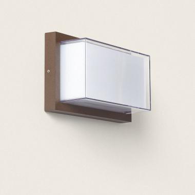 Aplique de Pared Exterior LED 12W Aluminio CCT Seleccionable Doble Difusor Caelia