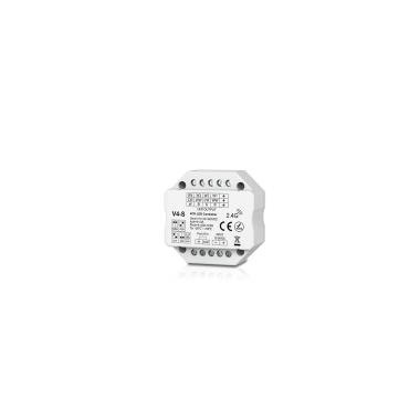 Produto de Regulador LED RF 12/48V DC 4 Canales para Tira LED  RGB-CCT Compatible con Pulsador