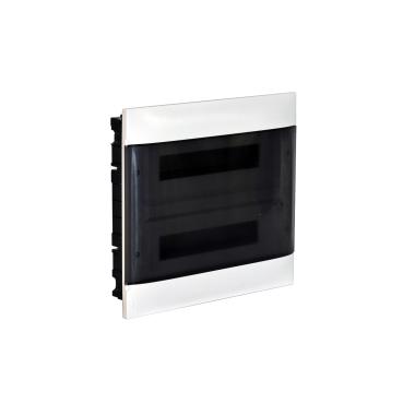 Caixa de Encastrar Practibox S para Divisórias Convencionais Porta Transparente 2x12 Módulos LEGRAND 135052