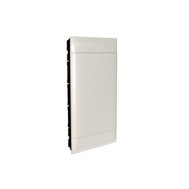 Caixa de Encastrar Practibox S para Divisórias Pré-fabricadas Porta Lisa 4x12 Módulos LEGRAND 135064 Branco