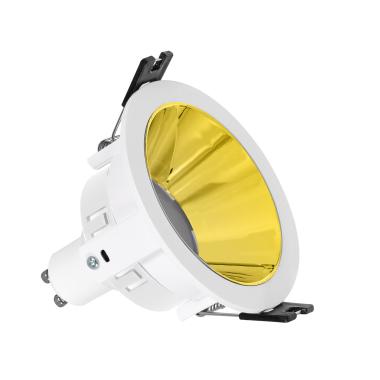 Foco Downlight Cónico GU10 6W Corte Ø 75 mm PC Galvanizado