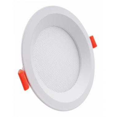 Placa LED 10W CCT Seleccionável Circular Slim Microprismático LIFUD (UGR17) Corte Ø 110 mm