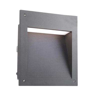 Baliza LED Encastrável Micenas Square 20W IP66 Cinza Urbano LEDS-C4 05-9885-Z5-CL