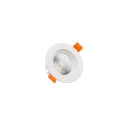 Product Foco Downlight LED 9W COB Direccionável Circular  Branco Corte Ø 90 mm No Flicker 