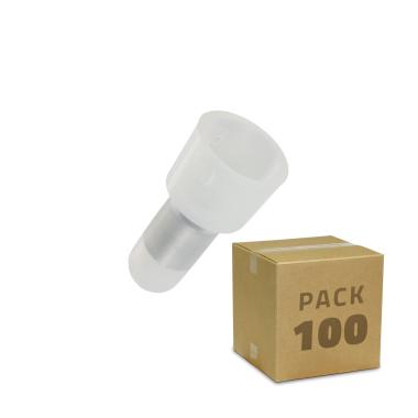 Pack 100 Unidades Empalme Ciego para Conexiones Finales de Cable