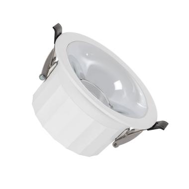 Foco Downlight LED 12W Circular (UGR15) LuxPremium Branco LIFUD Corte Ø 95 mm