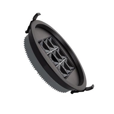 Downlight LED 30W Circular AERO UGR13 Corte Ø 205 mm Negro