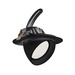 Product Downlight LED 38W Circular Direccionable OSRAM CCT 120 lm/W LIFUD Corte Ø 170 mm Negro