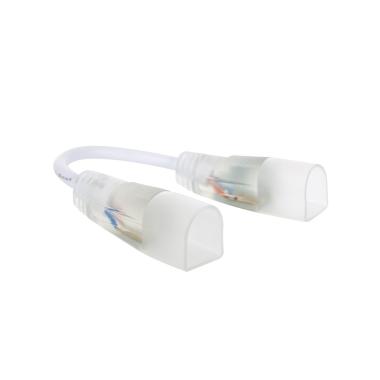 Product Cabo Conector Neon LED 7.5 W/m Monocor 220V AC 120 LED/m Semicircular 180º IP67 à Medida Corte cada 100 cm