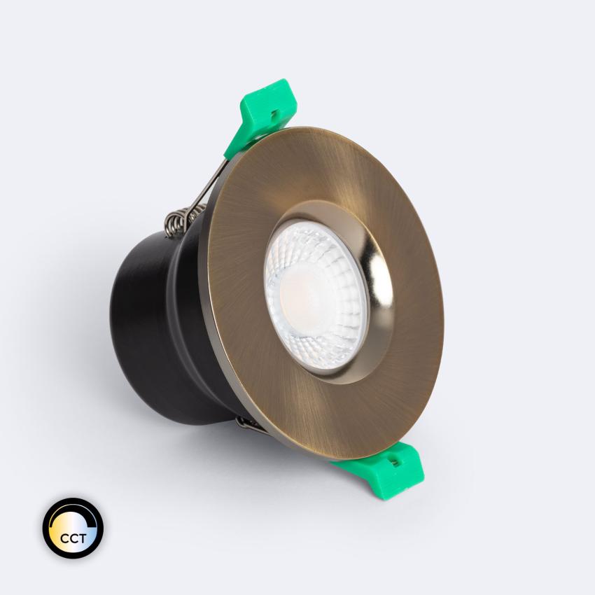 Produto de Downlight LED 8W Circular Regulável IP65 Corte Ø65 mm CCT Selecionável RF90 Solid Design