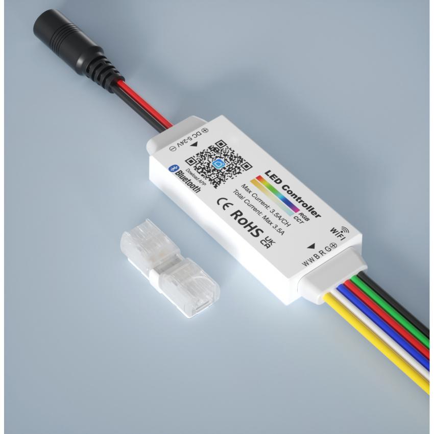 Producto de Controlador Regulador WiFi Tira LED RGB+CCT 5/24V DC