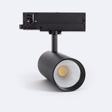 Foco Carril LED Trifásico 30W Carlo No Flicker Negro