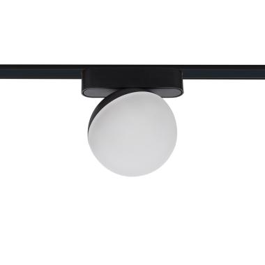 Foco Carril LED Magnético 25mm Super Slim 10W 48V CRI90 Negro Ø100 mm